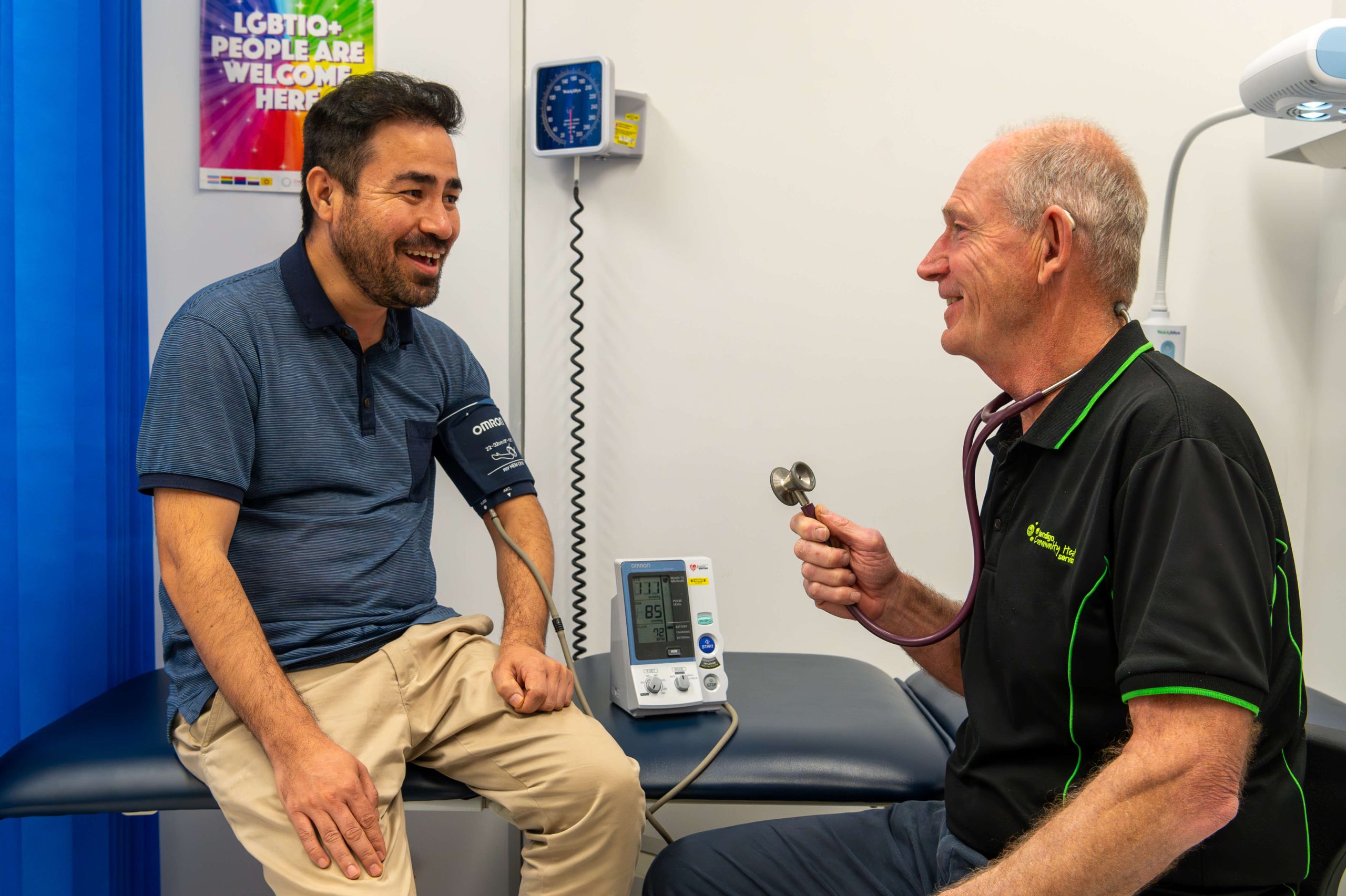 Nurse practitioner Peter Strange specialises in men's health.